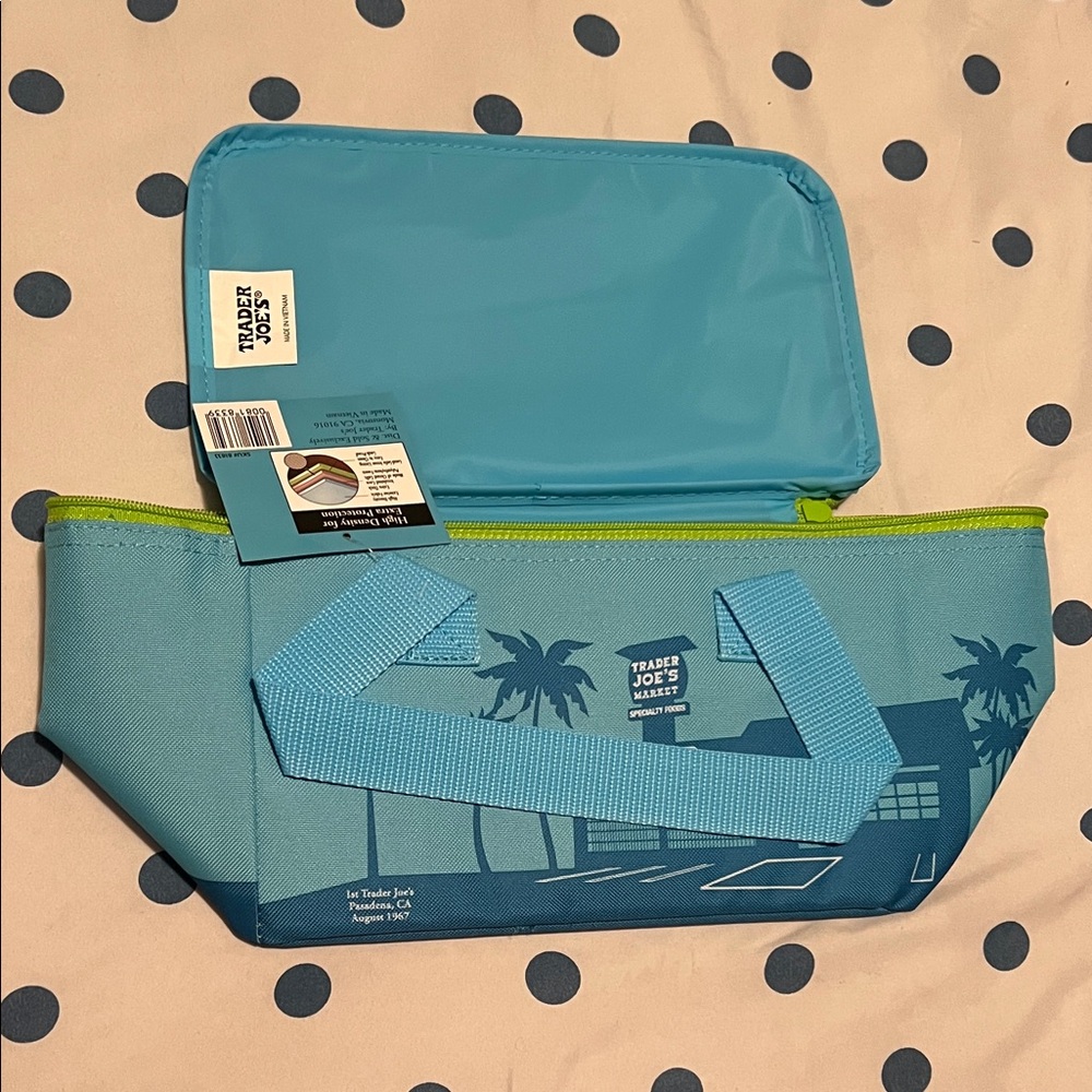 Trader Joe's Blue Insulated Lunch Bag